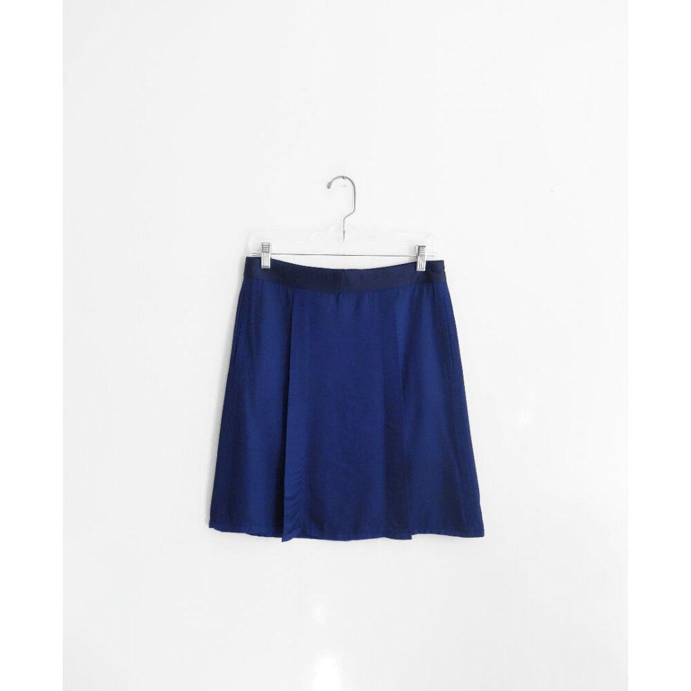 Maison Martin Margiela MM6 Blue Viscose A-Line Skirt est. 40 42 Small